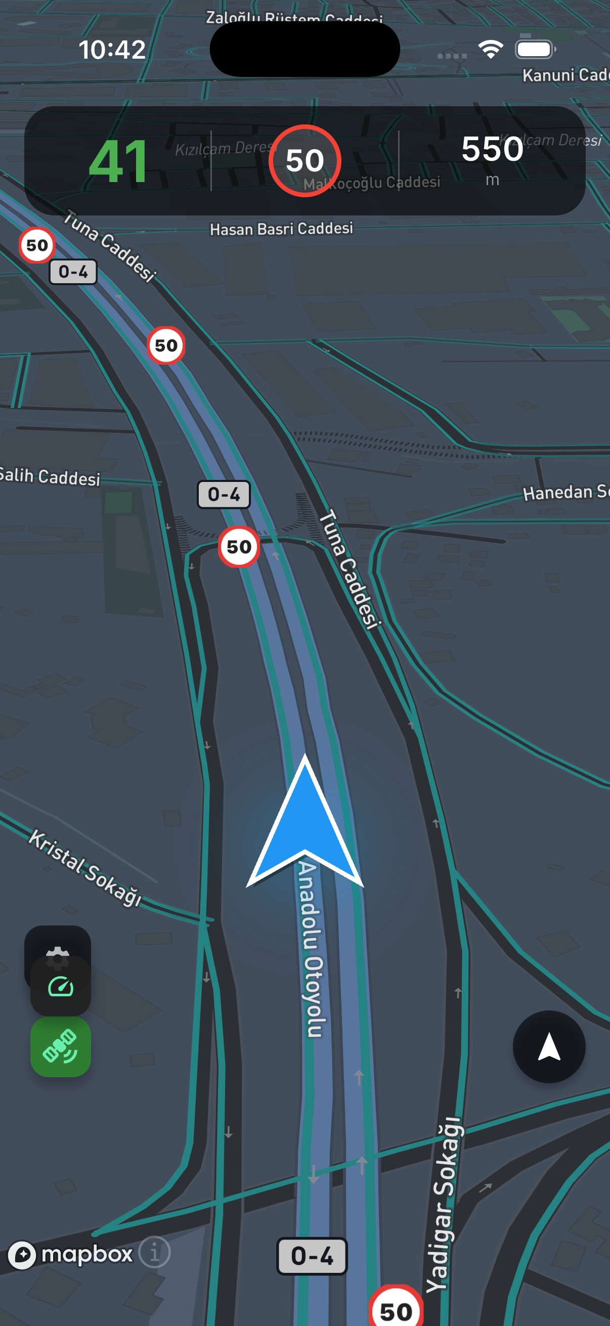 Şehir içi radar haritası